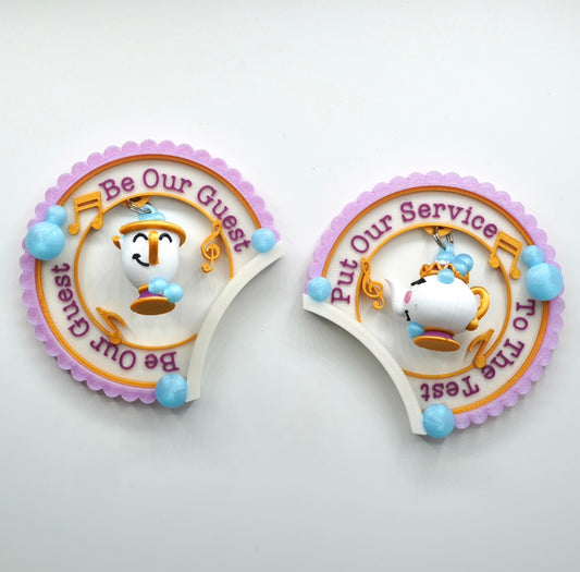 ** NEW ** Be Our Guest Interchangeable Ears