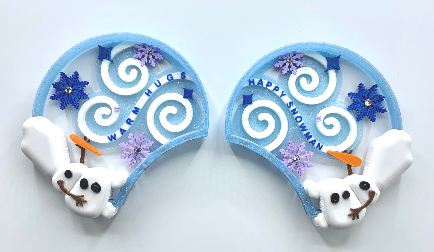 Happy Snowman Interchangeable Ears